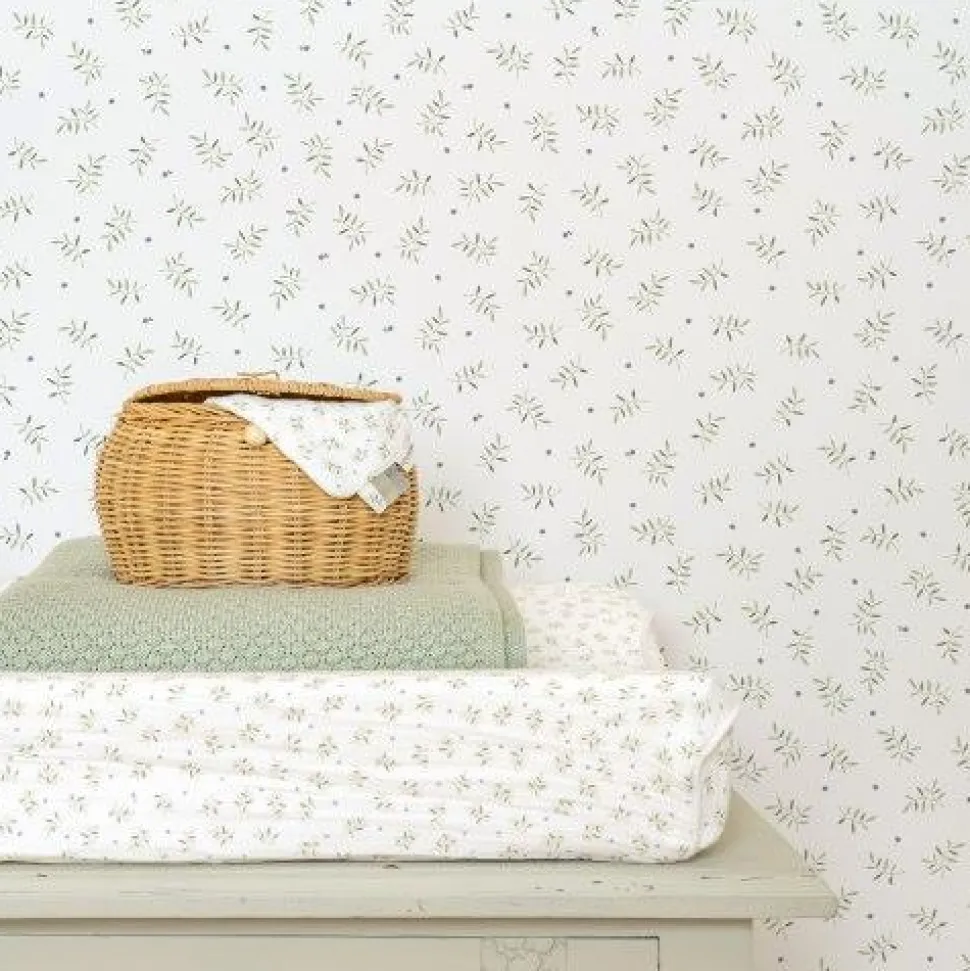 Vliesbehang - Meerkleurig - Essentials - Blueberry Leaves