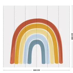 Vliesbehang Rainbow Pure & Nature