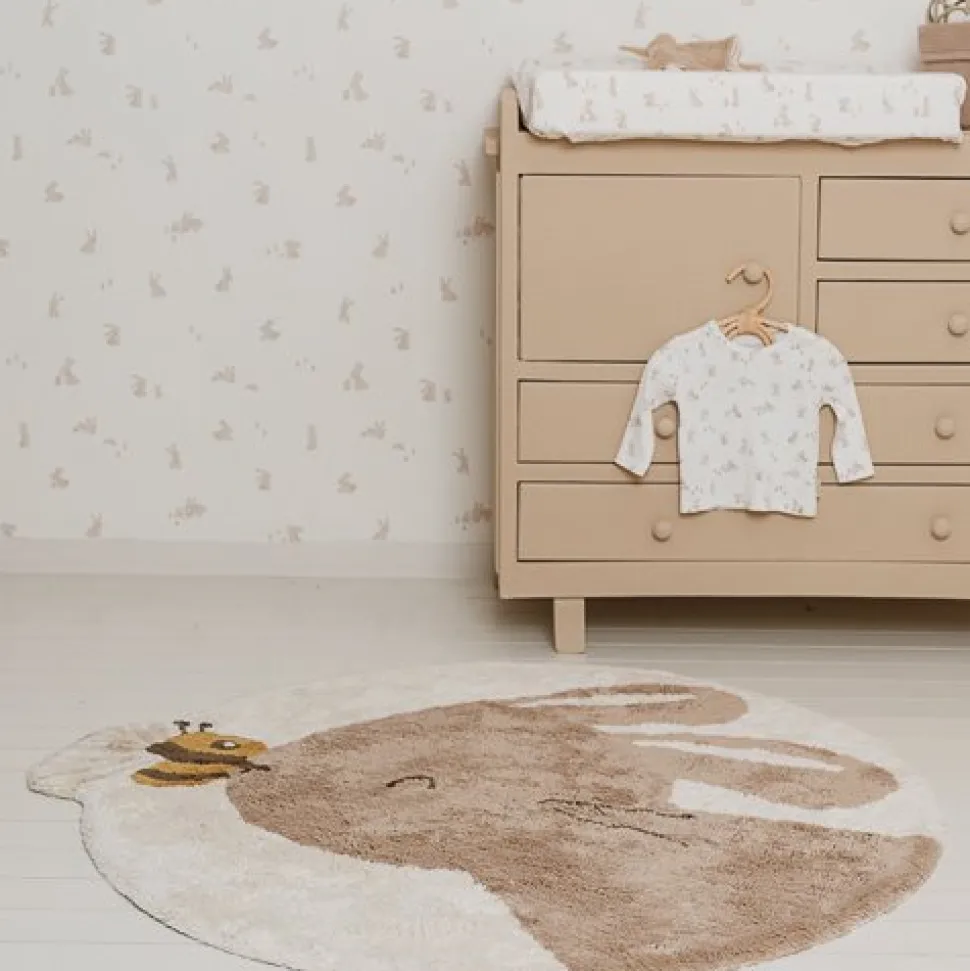 Vloerkleed konijn - Beige