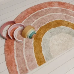 Vloerkleed regenboog - Meerkleurig - Essentials