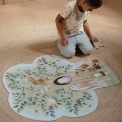 Vloerpuzzel - Blauw - Forest Friends