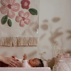 Wandkleed bloem - Wit - Fairy Garden