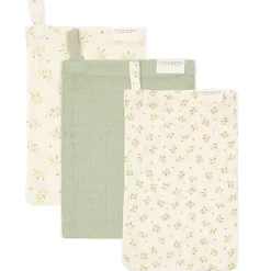 Washandjes set - Groen - Essentials - Blueberry Leaves