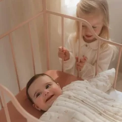 Wieg hoeslaken - Roze - Essentials