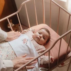 Wieg hoeslaken - Roze - Essentials