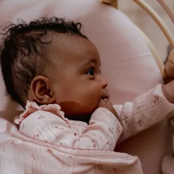 Wieg hoeslaken - Roze - Essentials