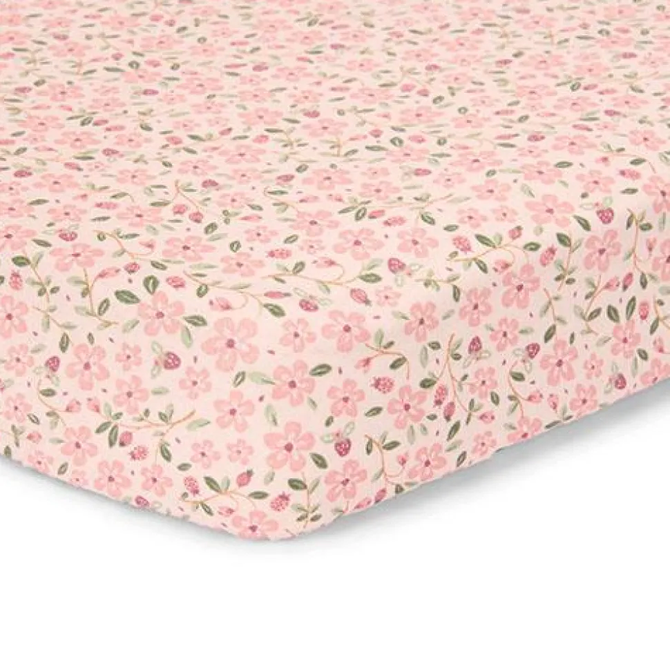 Wieg hoeslaken - Roze - Fairy Garden - Fairy Floral