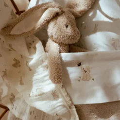 Wieglaken - Wit - Newborn Naturals - Baby Bunny