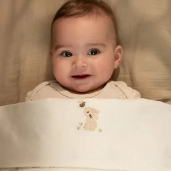 Wieglaken - Wit - Newborn Naturals - Baby Bunny