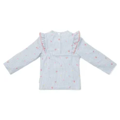 Zwemshirt lange mouw - Blauw - Sunny Flowers