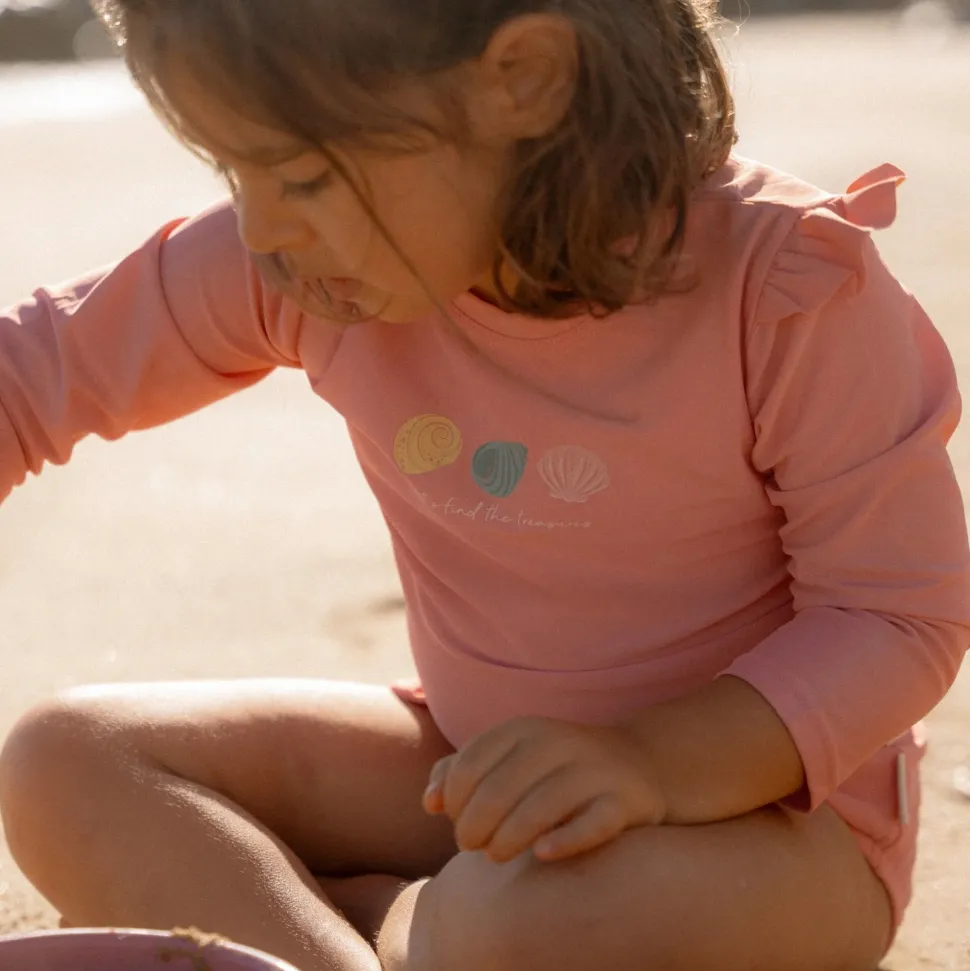 Zwemshirt lange mouw - Roze - Ocean Treasures